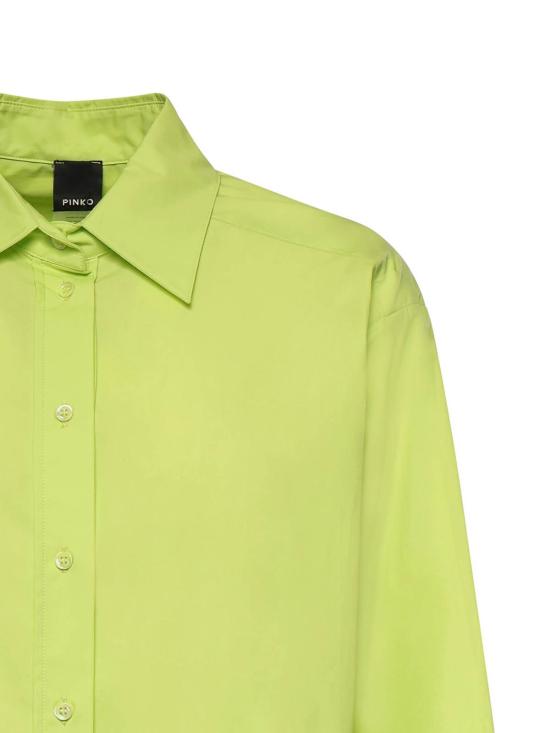 26SS 핑코 셔츠 107769A3NRS62 Green - PINKO