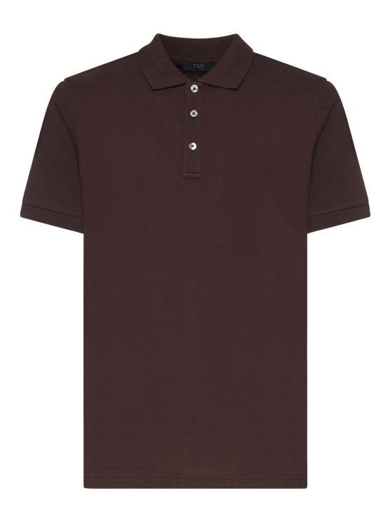 26SS 페이 폴로 티셔츠 NPMB252144STDWS601 Brown