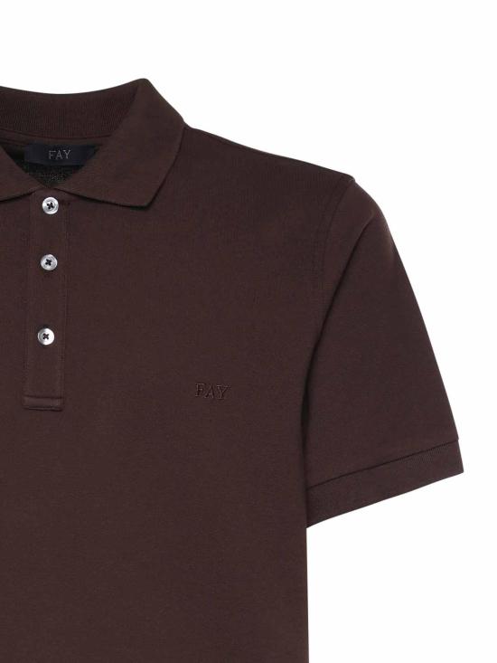 26SS 페이 폴로 티셔츠 NPMB252144STDWS601 Brown - FAY