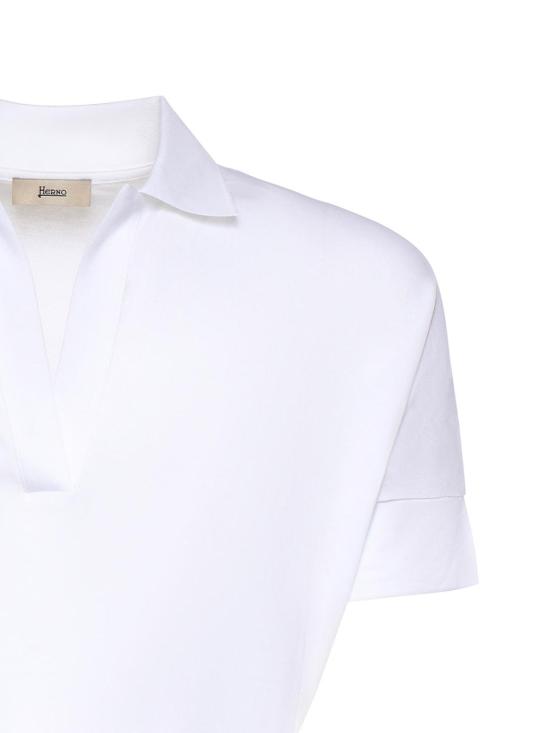 26SS 에르노 폴로 티셔츠 JPL00113D520561000 White - HERNO