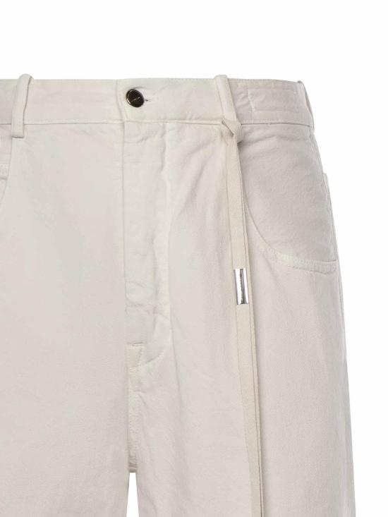 26SS 앤 드뮐미스터 팬츠 B0010309FA038003 White - ANN DEMEULEMEESTER