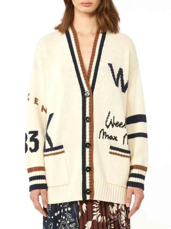 26SS 위켄드막스마라 가디건 2615011013700004 Cream - WEEKEND MAX MARA