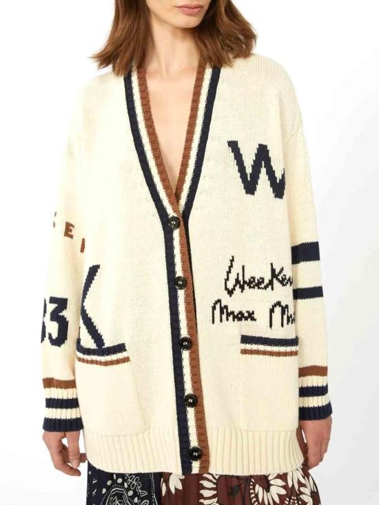 26SS 위켄드막스마라 가디건 2615011013700004 Cream - WEEKEND MAX MARA
