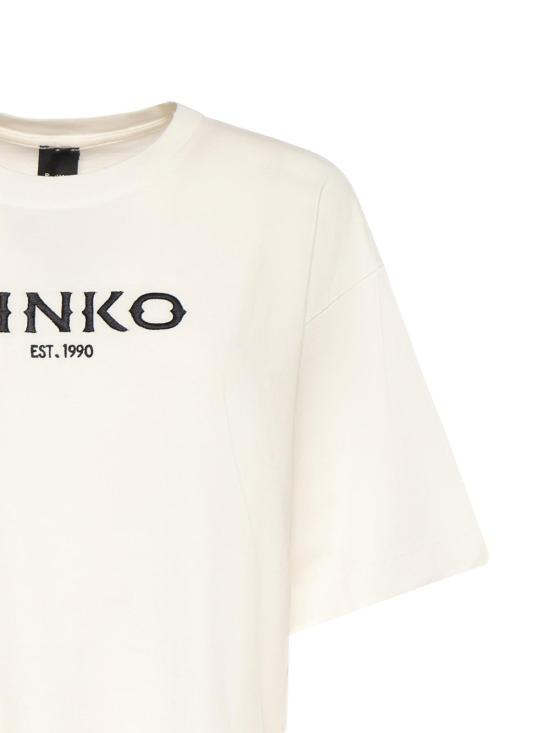 26SS 핑코 반팔 티셔츠 106872A3B3Z05 White - PINKO