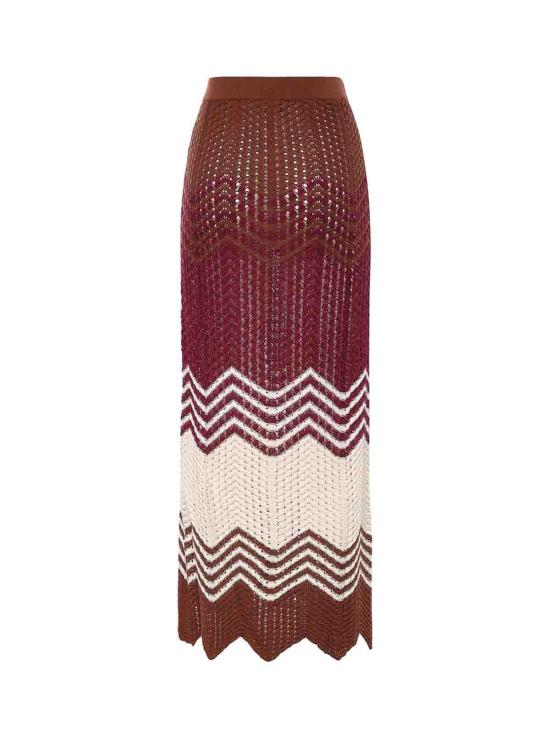 26SS 아켑 롱 스커트 GOKD13082 Burgundy - AKEP