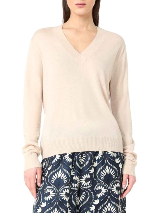 26SS 위켄드막스마라 긴팔 티셔츠 2615011013400001 Light Beige - WEEKEND MAX MARA