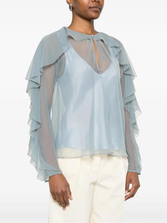 26SS 포르테포르테 셔츠 14591MUSHIRTPECIOTTOLO Light Blue - FORTE FORTE