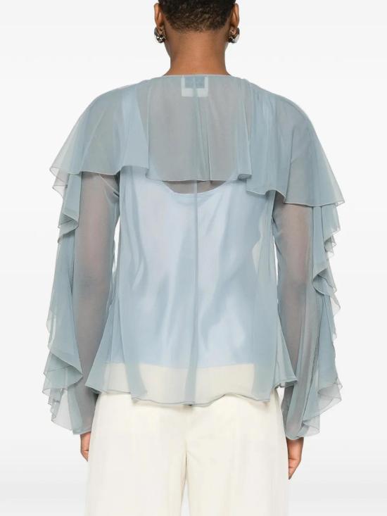 26SS 포르테포르테 셔츠 14591MUSHIRTPECIOTTOLO Light Blue - FORTE FORTE