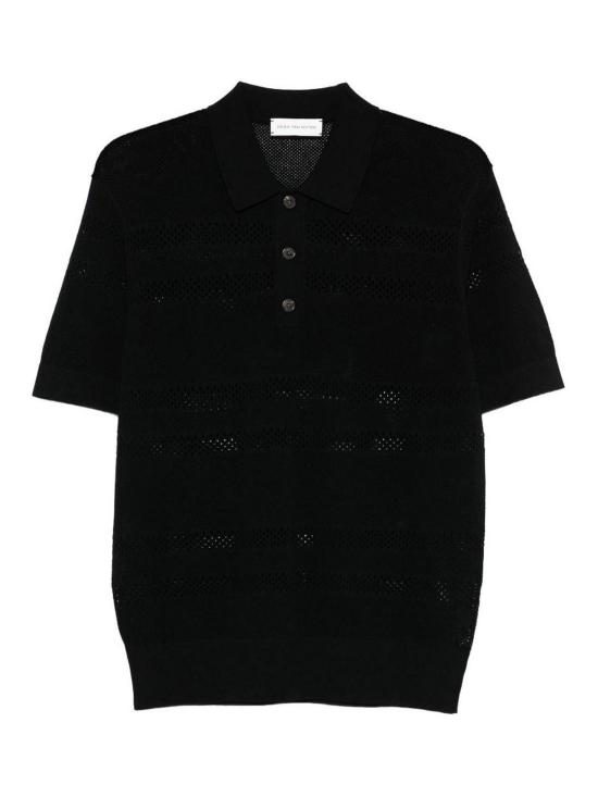 26SS 드리스 반 노튼 폴로 티셔츠 2610212173701900 Black