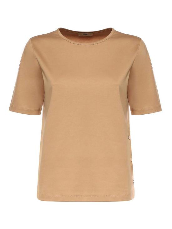 26SS 에르노 반팔 티셔츠 JG000258DM01520632150 Camel