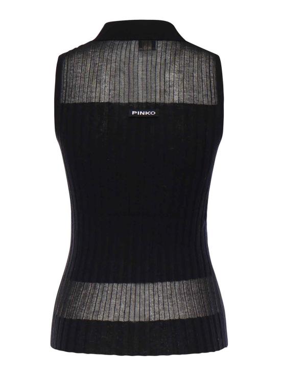 26SS 핑코 폴로 티셔츠 106318A34BZ99 Black - PINKO