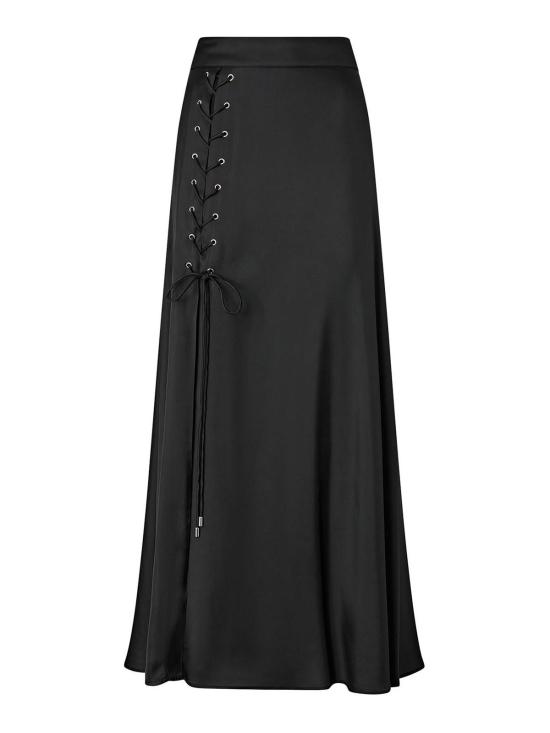 26SS 핑코 롱 스커트 106856A3AVZ99 Black