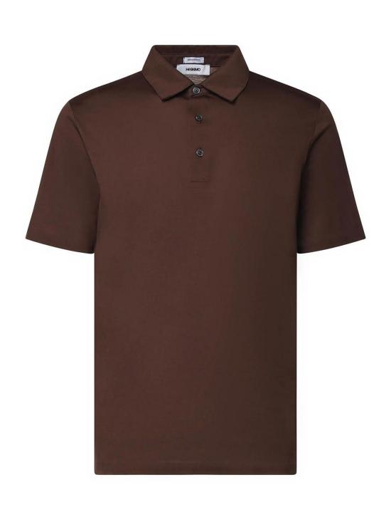 26SS 헤스키모 폴로 티셔츠 HE1410008MORO Dark Brown