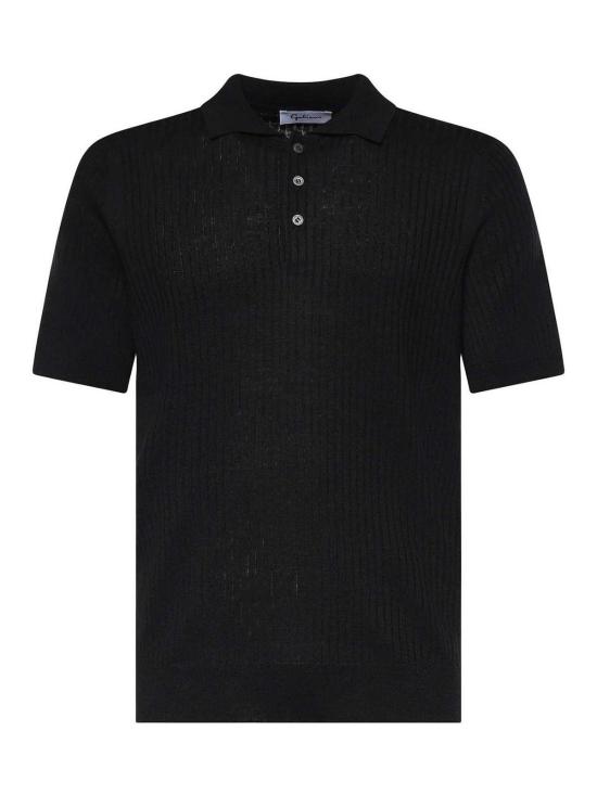 26SS 줄리아노 갈리아노 폴로 티셔츠 5711818641099 Black