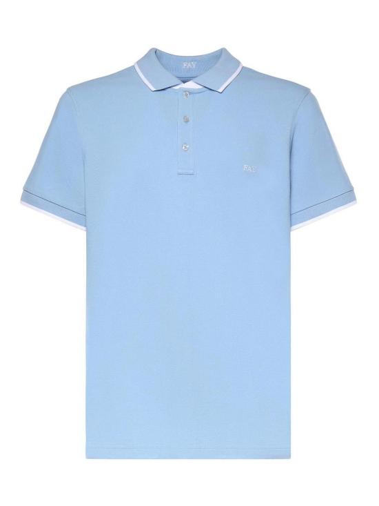 26SS 페이 폴로 티셔츠 NPMB252140STDWU600 Light Blue