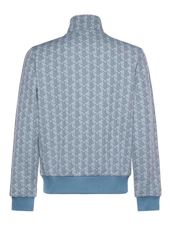 26SS 라코스테 모노그램 집업 스웨트셔츠 SH13681QI Light Blue - LACOSTE