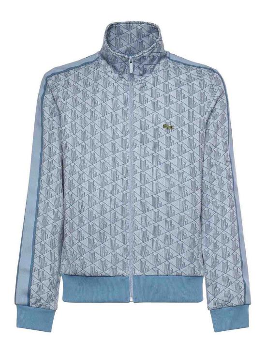 26SS 라코스테 모노그램 집업 스웨트셔츠 SH13681QI Light Blue