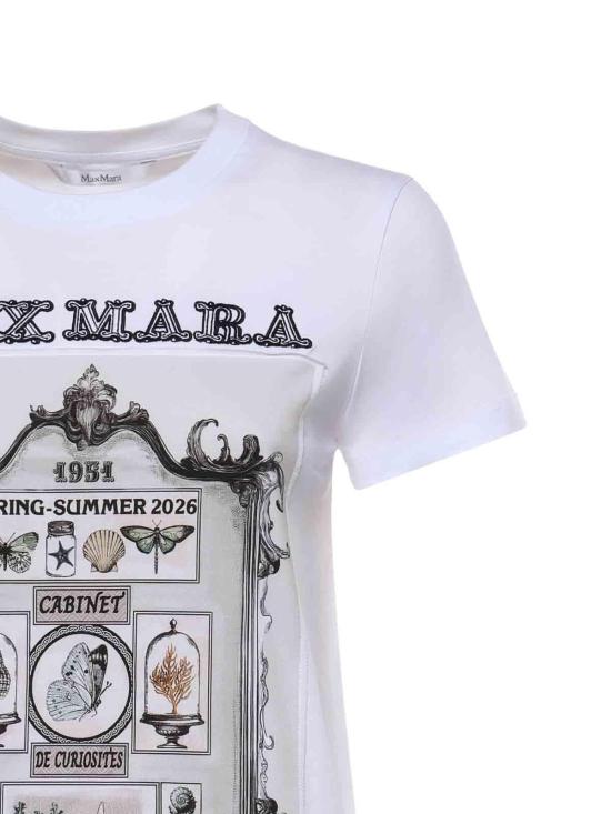 26SS 막스마라 스파디노 코튼 티셔츠 261194106260002E15 White - MAX MARA