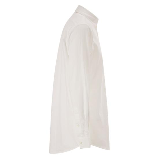 26SS 폴로 랄프로렌 커스텀 핏 코튼 포플린 포니 로고 셔츠 710928255 WHITE - POLO RALPH LAUREN