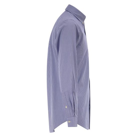 26FW 폴로 랄프로렌 커스텀 핏 코튼 포플린 포니 로고 셔츠 710928255 BLUE - POLO RALPH LAUREN