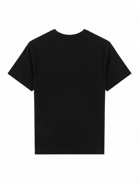 26SS 호간 반팔 티셔츠 KQMB3522360ZFV B999 BLACK - HOGAN