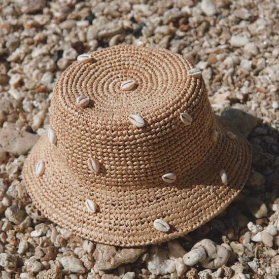  Augustine Hat Co. 버킷햇 어거스틴 햇 컴퍼니 카우리 쉘 라피아 버킷햇