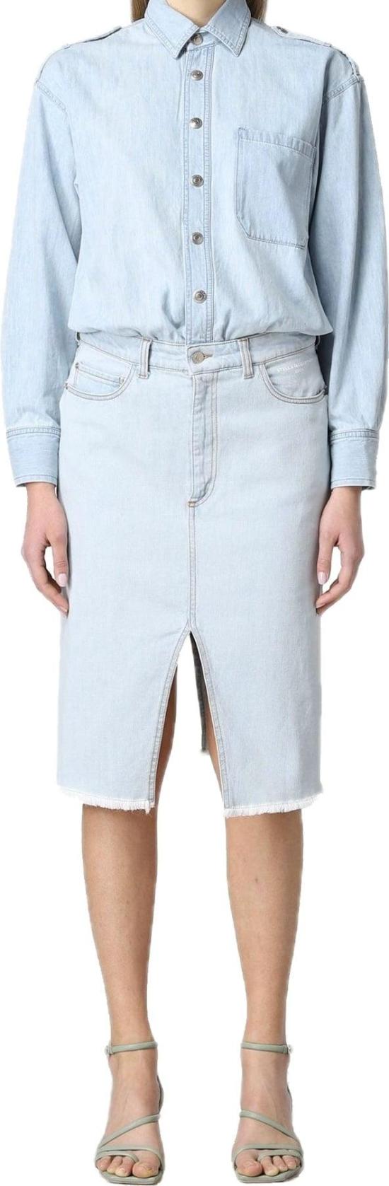 26FW 스텔라 맥카트니 데님 원피스 55860380402004 BLUE - STELLA MCCARTNEY