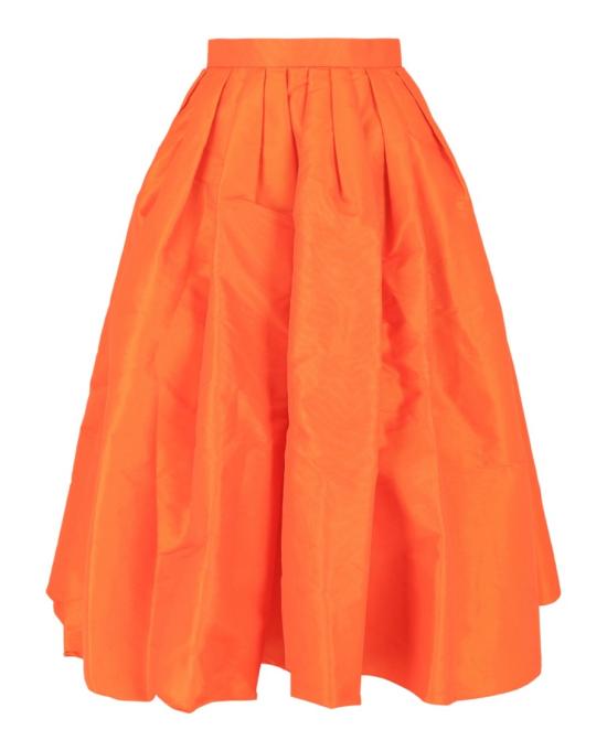  알렉산더 맥퀸 롱 스커트 684284 QEACM 7049 80138 38 Orange