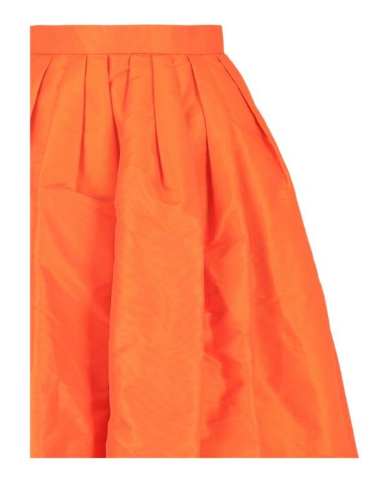  알렉산더 맥퀸 롱 스커트 684284 QEACM 7049 80138 38 Orange - ALEXANDER MCQUEEN