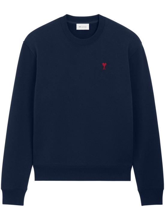 26SS 아미 스몰 하트 로고 스웨트셔츠 BFUSW035 730430 Blue