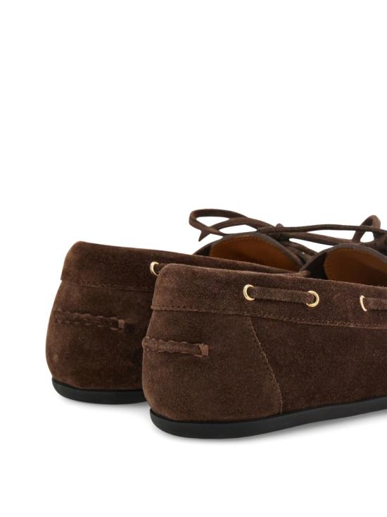 26SS 살바토레 페라가모 플랫 슈즈 790567004 Brown - SALVATORE FERRAGAMO