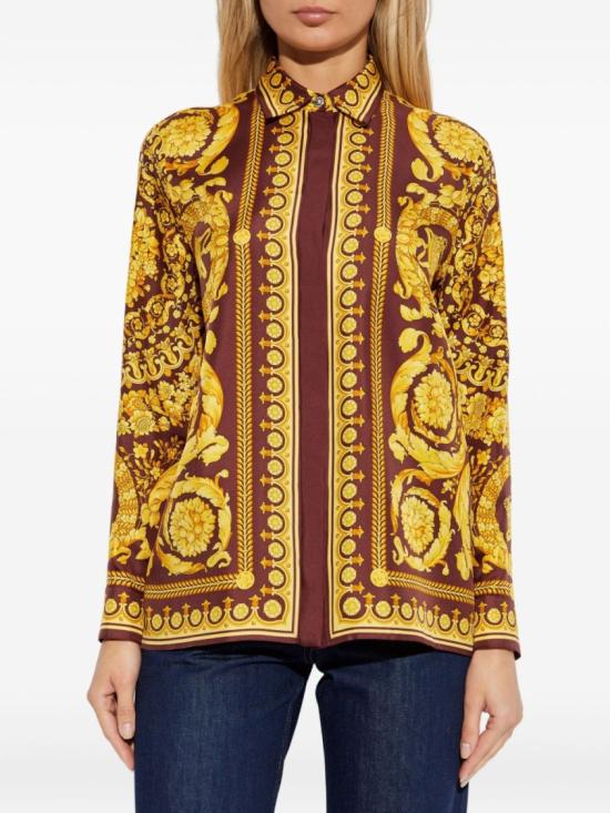26SS 베르사체 블라우스 1001360 1A04236 5R770 Yellow - VERSACE