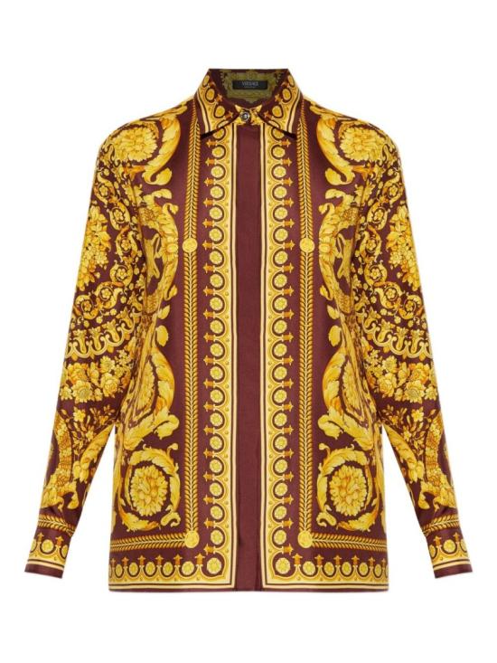26SS 베르사체 블라우스 1001360 1A04236 5R770 Yellow