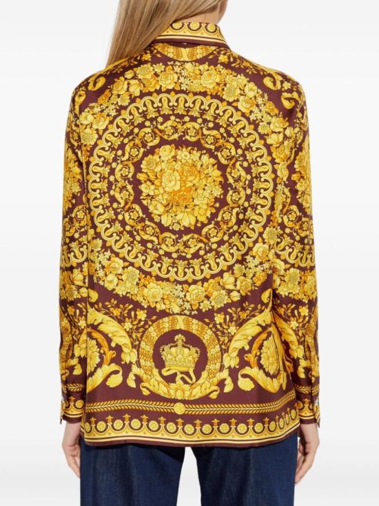 26SS 베르사체 블라우스 1001360 1A04236 5R770 Yellow - VERSACE