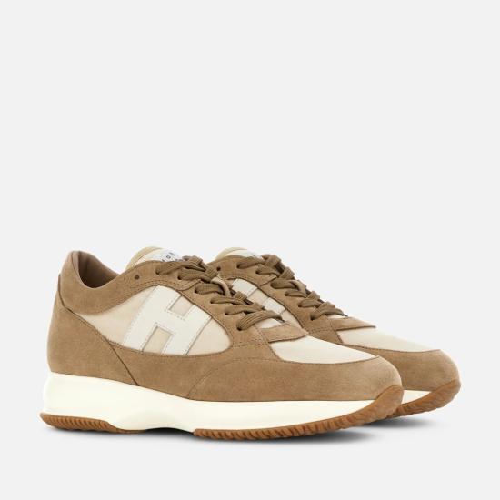 26SS 호간 스니커즈 HXM7130GC80V4R0RWN Brown - HOGAN