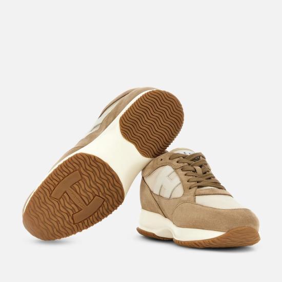 26SS 호간 스니커즈 HXM7130GC80V4R0RWN Brown - HOGAN