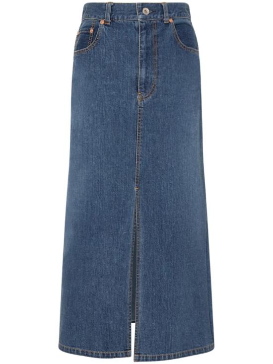 26SS 사카이 데님 스커트 2608470401 Blue