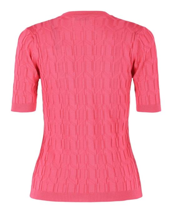  엠 미쏘니 스웨터 S24UN0X BK01HM S30FV 60867 L Pink - M MISSONI