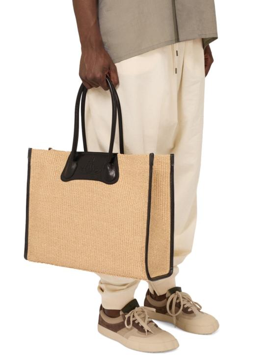 26SS 비비안웨스트우드 엠보싱 오르브 로고 토트백 4D01000LUW01D0B402 Neutrals - VIVIENNE WESTWOOD