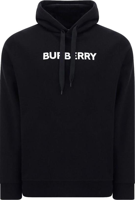 26FW 버버리 로고 프린트 후드 티셔츠 8055318ANSDELLBLACK