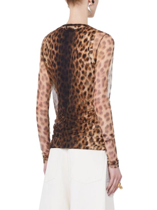 26SS 막스마라 긴팔 티셔츠 2612941072600SPXZEBU001 Brown - MAX MARA