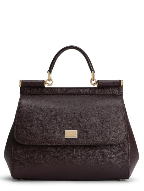 26FW 돌체앤가바나 라지 시실리 핸드백 BB6002 B10018M073 BORDEAUX - DOLCE & GABBANA