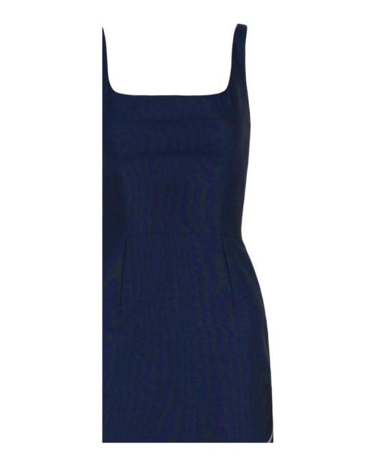  알렉산더 맥퀸 미디 원피스 757633 QJABD 1156 01000 44 Blue - ALEXANDER MCQUEEN
