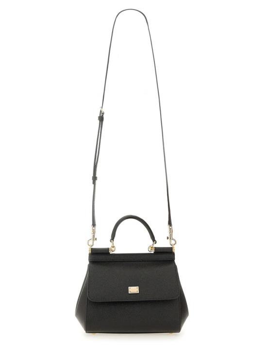 26FW 돌체앤가바나 미디움 시실리 핸드백 BB6003 B100180999 BLACK - DOLCE & GABBANA