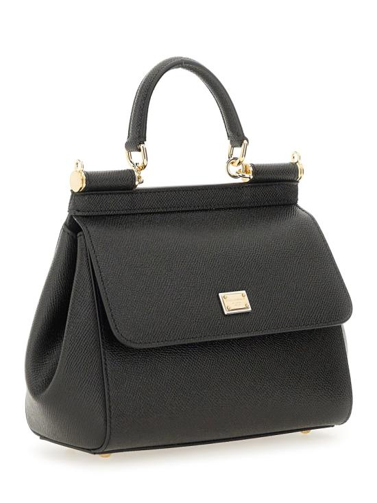 26FW 돌체앤가바나 미디움 시실리 핸드백 BB6003 B100180999 BLACK - DOLCE & GABBANA