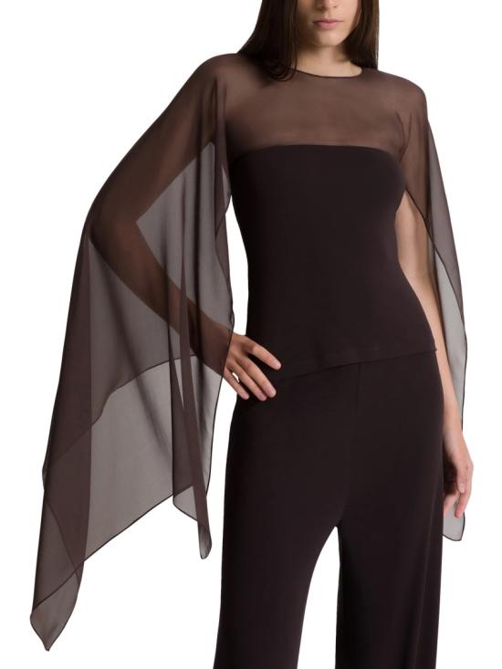 26SS 알베르타 페레티 탑 022001240102 Brown - ALBERTA FERRETTI