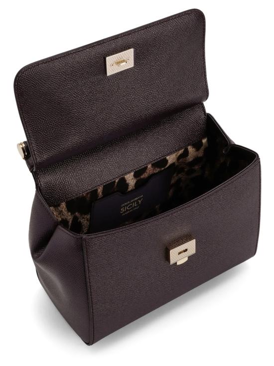 26FW 돌체앤가바나 미디움 시실리 핸드백 BB6003 B10018M073 BORDEAUX - DOLCE & GABBANA