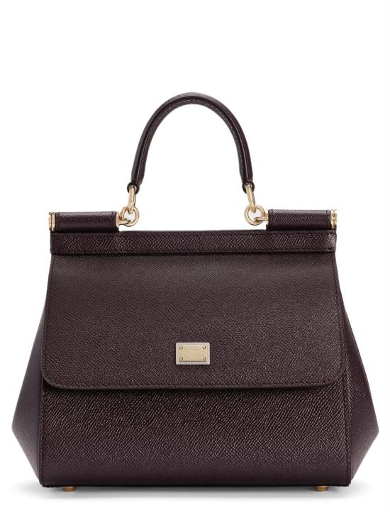 26FW 돌체앤가바나 미디움 시실리 핸드백 BB6003 B10018M073 BORDEAUX - DOLCE & GABBANA