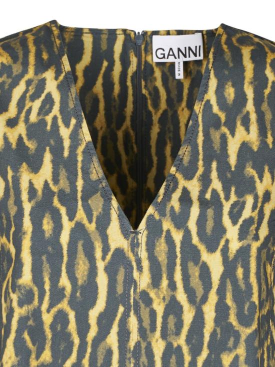 26SS 가니 미디 원피스 A1030163894 Multicolor - GANNI