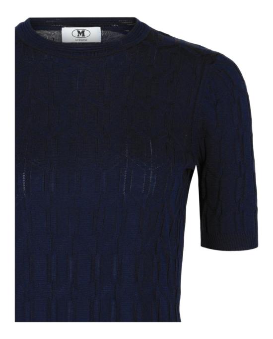  엠 미쏘니 스웨터 S24UN0X BK01HM S72OS 40009 L Blue - M MISSONI
